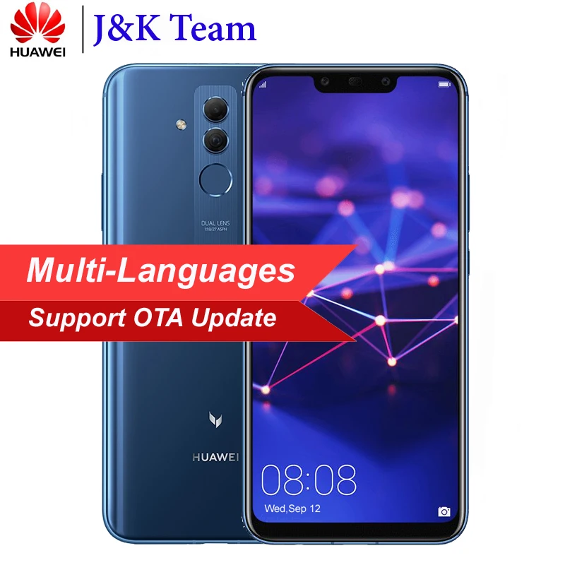 

Huawei Mate 20 Lite Smart phone 6GB 64GB Global Rom 6.3 inch 24MP AI Camera Dual SIM MobilePhone 3750mAh Battery Smartphone