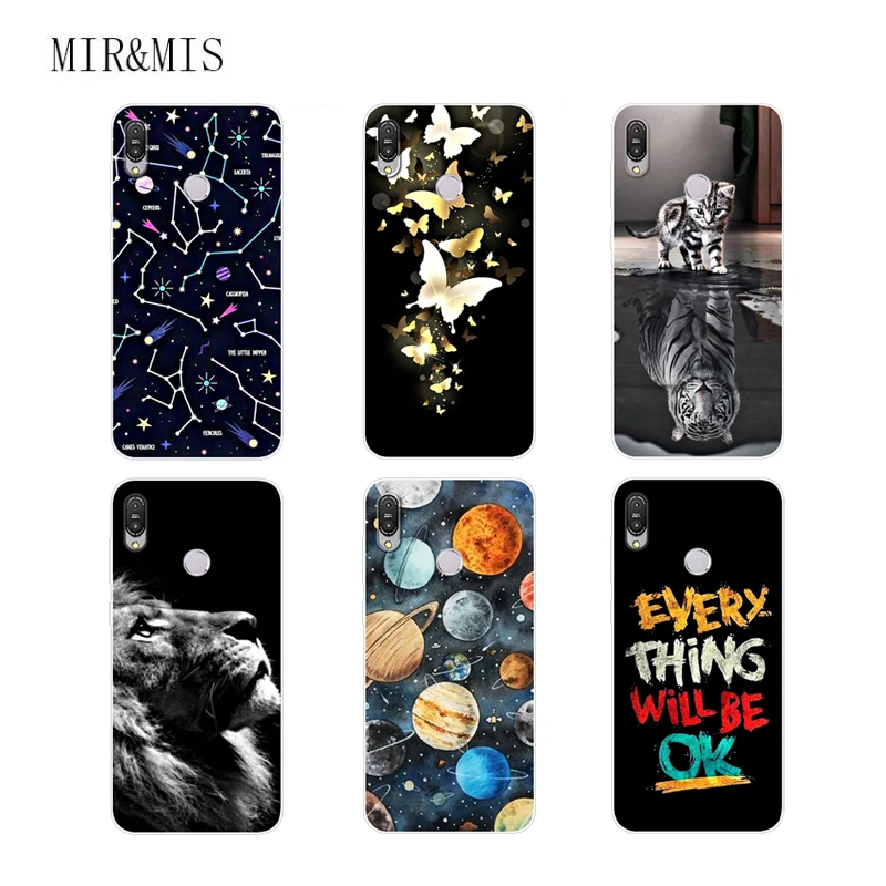 

Case For Asus Zenfone Max M2 ZB633KL 6.26 Inch Transparent Printing Drawing Silicone Phone Case Cover For Asus Zenfone Max M2