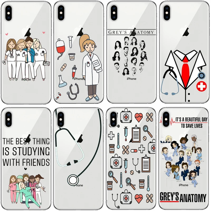 

Social services psychology Doctors Nurse Teacher engineering civil soft Case For iPhone 11 11Pro 7 8 X XR XS Max 6S Plus 5 5S SE