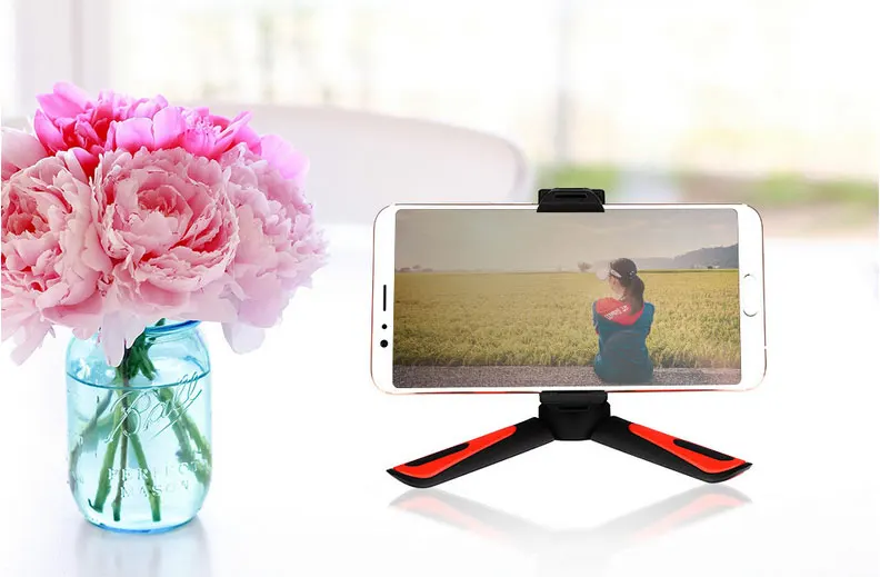 Ascromy MiniTripod Mobile Phone Stand Holder Support For Xiaomi Redmi Note 7 Huawei P30 Pro Mate 20 iPhone X XR XS Max 8 Plus 6 (8)
