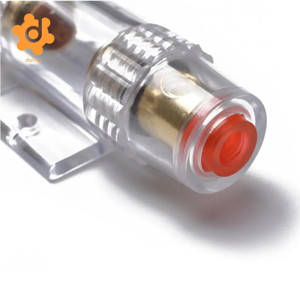 Car Audio AGU Fuse Holder Fuseholder 4 8 Gauge Inline Gold Plated 100 Amp