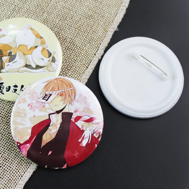 

Natsume Yuujinchou Book of Friends Cosplay Badge Cat Teacher Cartoon Brooch Pins Collections Badges for Backpacks Clothes