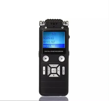 

8GB Digital Voice Recorder Dictaphone Large Black Professional Business Portable Dual-core USB Audio Recorder Of MP3/WAV