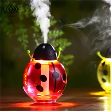 Cartoon Beetle Mini USB Night Light Aroma Air Humidifier Diffuser Mist Maker For Car Baby Bedroom