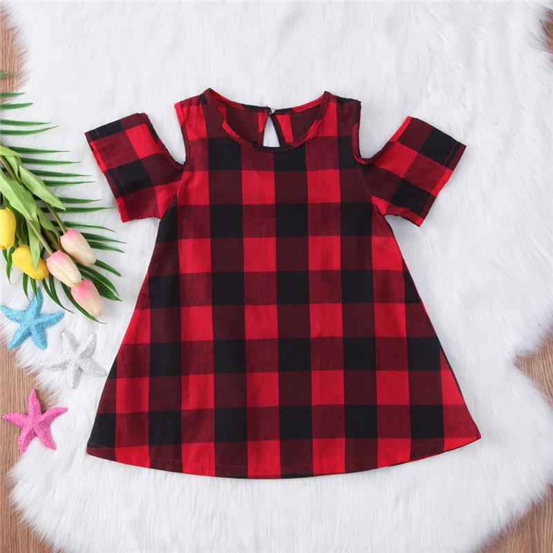baby girl tartan outfit