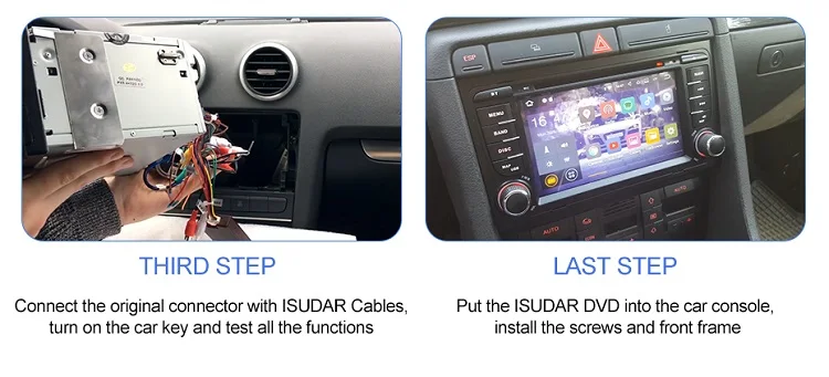 Isudar rom 64 Гб 2 Din Авто Радио Android 9 для Audi/A6/S6/RS6 автомобильный мультимедийный плеер gps DVD Восьмиядерный ram 4 Гб USB камера-видеорегистратор DSP