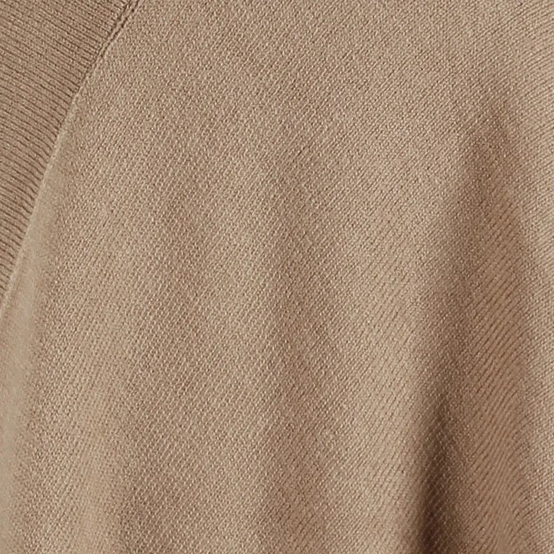 Осень зима новые женские свитера накидка меховой край круглый вырез чистый цвет Женская Вязаная Шаль MY19040