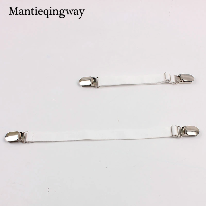 

Mantieqingway 2PCS Stays Mens Shirt Holder Suspenders Gentleman Leg Elastic Adjustable Crease-Resistance Braces For Shirt Suits