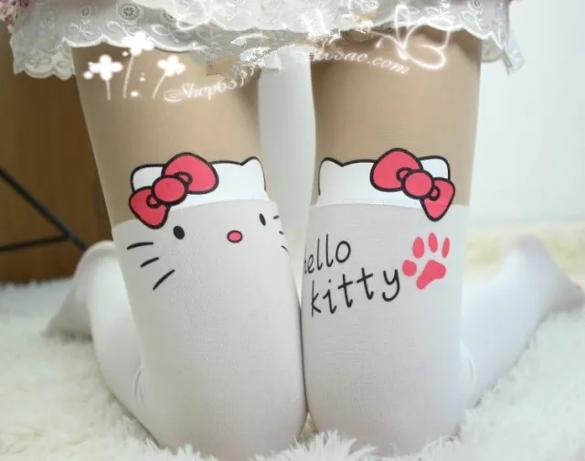 Sweet Lolita Kitty Pantyhose  1