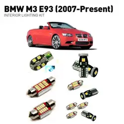 Светодио дный Внутреннее освещение для BMW m3 e93 2007 + 17 pc светодио дный огни для автомобильное освещение комплект автомобильной лампы Canbus