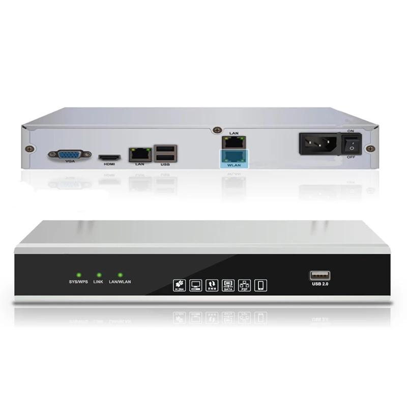 4 шт. 960P PLC IP купольная камера и 1080P ONVIF NVR DIY комплект на основе технологии связи