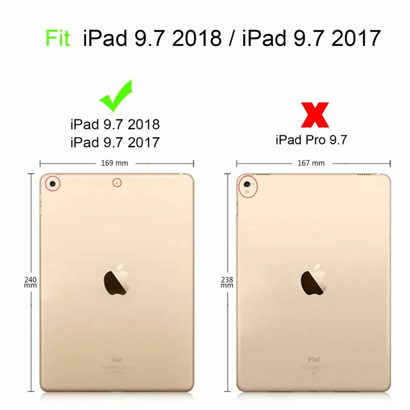 Мягкий силиконовый чехол подставка тройного сложения для iPad 9 7 2018 2017 A1893 A1954