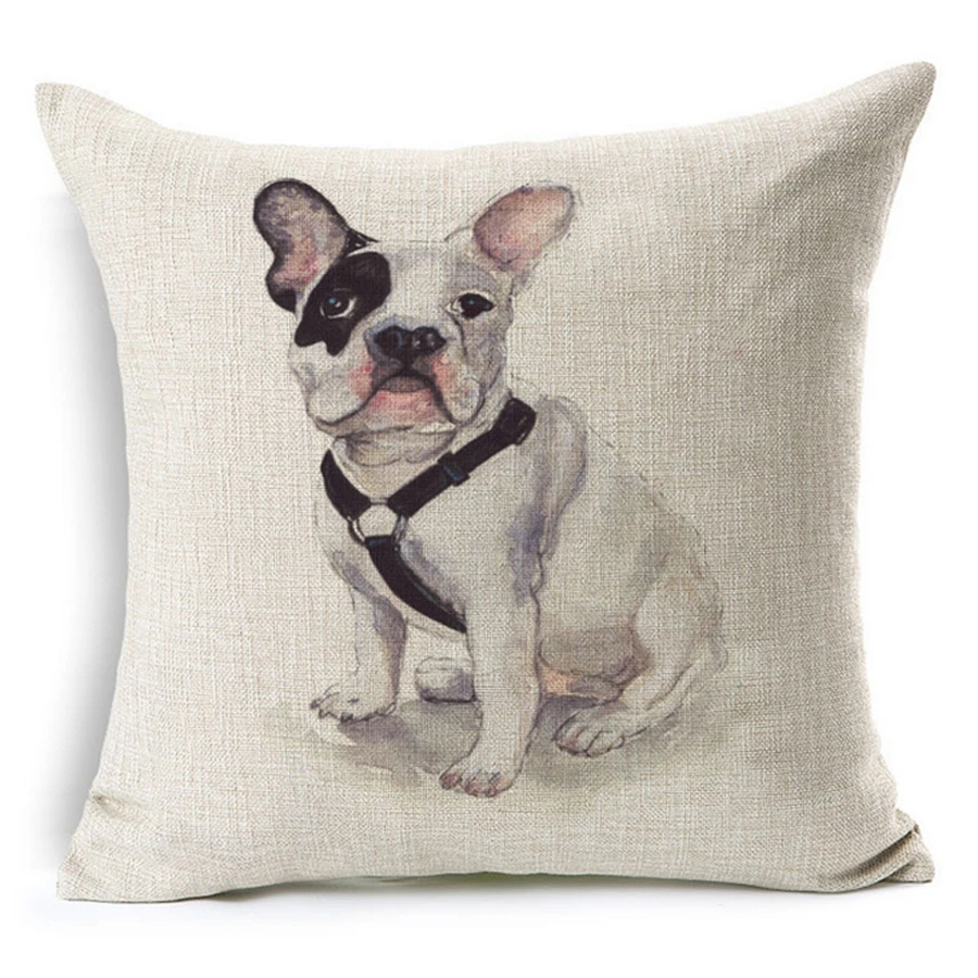 بول الكلب البلدغ الصلصال الكلب الصلصال وسادة الزخرفية رمي وسادة مكتب الرئاسة وسادة ديكور المنزل pouf القطن الكتان 45x45 سنتيمتر d286 بول الكلب البلدغ الصلصال الكلب الصلصال وسادة الزخرفية رمي وسادة مكتب الرئاسة وسادة ديكور المنزل pouf القطن الكتان 45x45 سنتيمتر d286