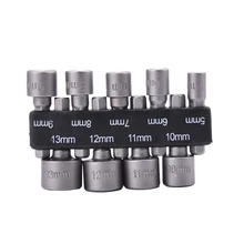 9 шт. метрические отвертки, Набор отверток с шестигранным хвостовиком 1/" CRV, отвертки с шестигранным хвостовиком, торцевые головки 5 мм-13 мм для электроинструментов