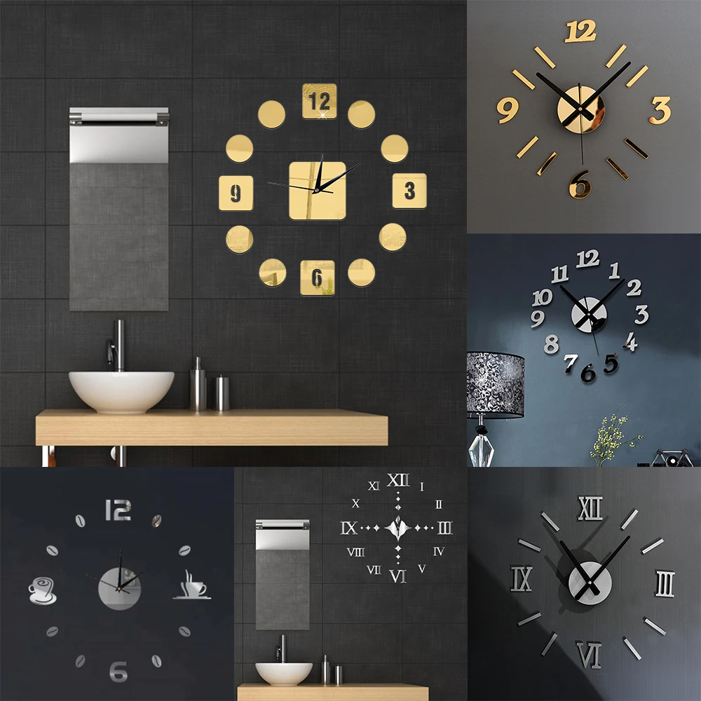 

Digital Wall Clocks Modern Creative Living Room Wall Decorations Quartz Movement Silent Wall Clock Wall Clock Modern Design