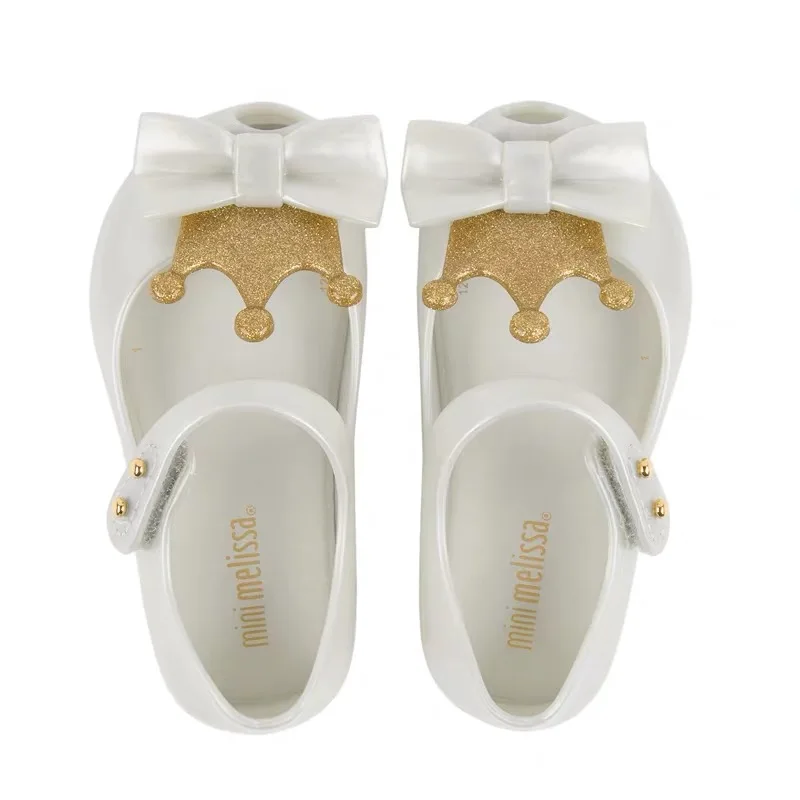 Mini Melissa Ultragirl Crown новые оригинальные прозрачные сандалии для девочек детские сандалии детская пляжная обувь Нескользящая обувь для малышей