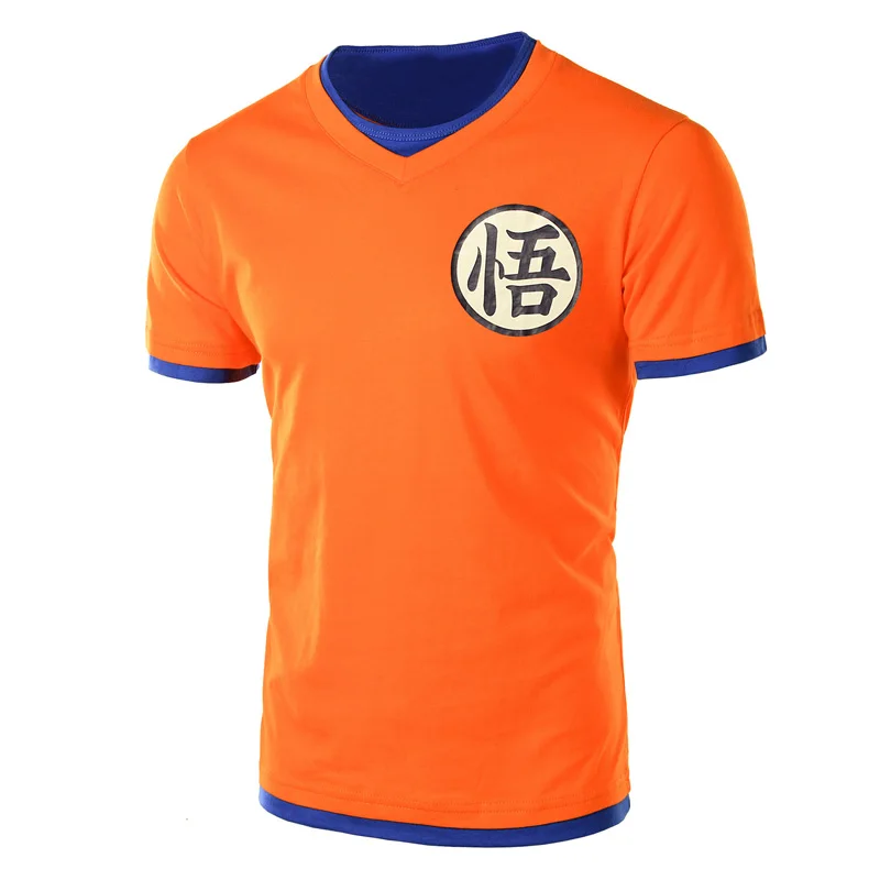dragon ball super t shirt goku costume Men s tshirt font b anime b font male
