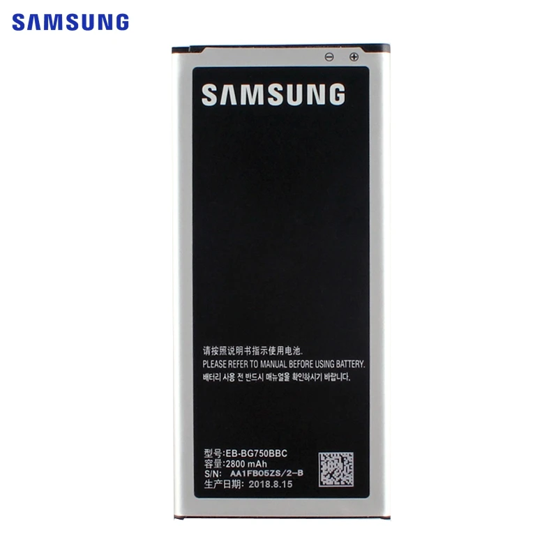 

Samung Original Battery EB-BG750BBC For Samsung GALAXY Mega 2 G7508Q G750F Galaxy Round G910S 2800mAh Mobile Phone Battery