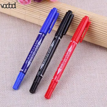 

Waterproof Twin Tip Permanent Markers Dual Head Drawing Painting Sketch Fineliner Marker Pen School Office Stationery Supplies