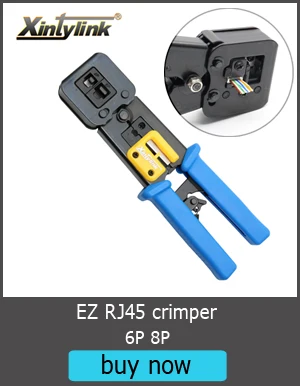 Xintylink rj45 Разъем модульный 4 порта cat5e cat6 Keystone Белый ПК настенная Лицевая панель без инструментов настенная розетка 86 мм