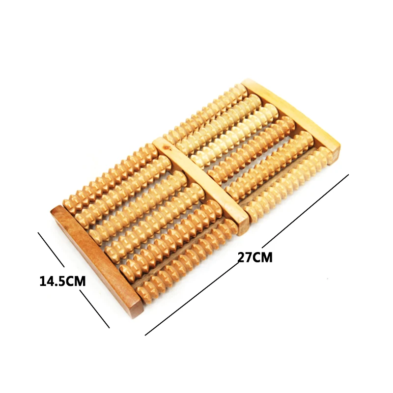 1 шт. высокое качество деревянный роликовый массажер для ног подошвенный фасциит Релаксация спа подарки массаж