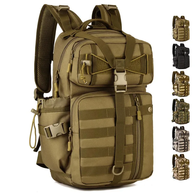 

GYKZ 30L Outdoor 3D Assault Backpack Molle Tactical Military Backpack For Men Hiking Camping Camouflage Rucksack For Army HY202