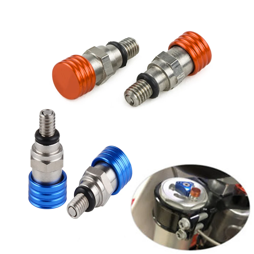 

Fork Air Bleeder Valves For KTM 250 350 400 450 500 525 530 EXC SX SXF XC XCW MXC 690 950 990 SMC Supermoto Enduro Adventure