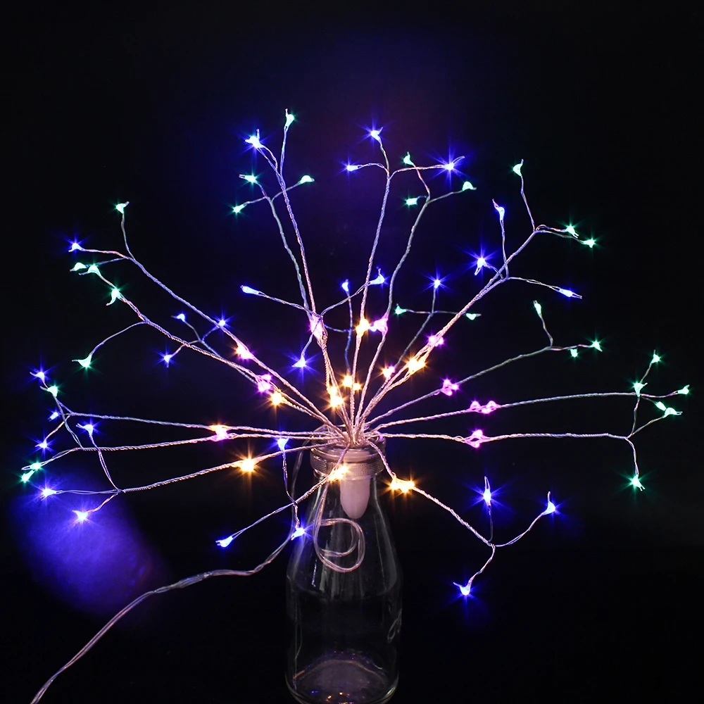 Christmas Wedding DIY lights Waterproof LED 60cm String Fireworks light Decor. Romantic Remote Lamp For Holiday,AA Battery Power Christmas Wedding DIY lights Waterproof LED 60cm String Fireworks light Decor. Romantic Remote Lamp For Holiday,AA Battery Power
