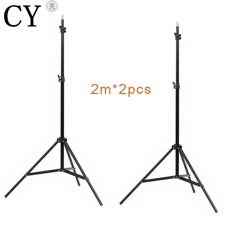 

Lightupfoto 2PCS Aluminum Light Stand Tripod for Studio Lighting 200cm/6Ft for Photo Studio Accessory Light Support PSS1C2