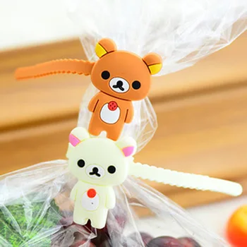 

New Arrival 40PCS/lot Cartoon Bear Elephant Fixed Line Clamp Cable Wire Organizer Cable Clip Tidy Cord Holder Bobbin Winder