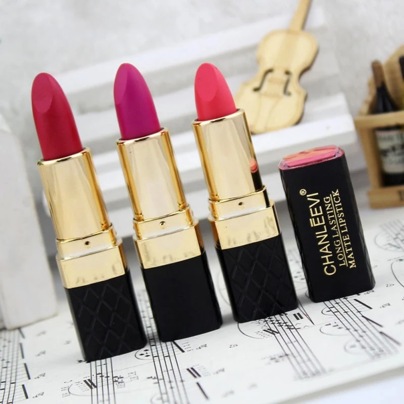 Buy Hot Color Lipstick Pigment Cosmetic Red Velvet Red