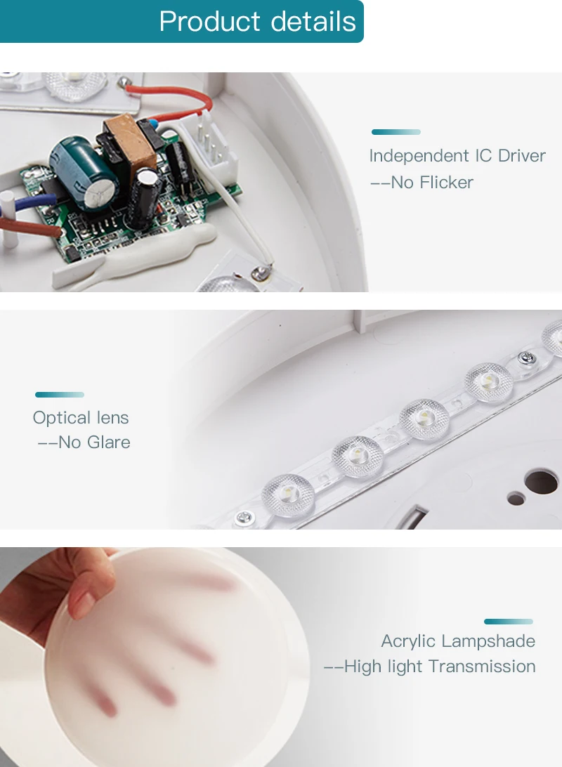 Luzes de Teto Lâmpada para Sala Sensor Luz Teto Inteligente Pir Movimento Estar Cozinha Quarto Luminária 220v Led 12w 18 11 Luzes e Iluminação