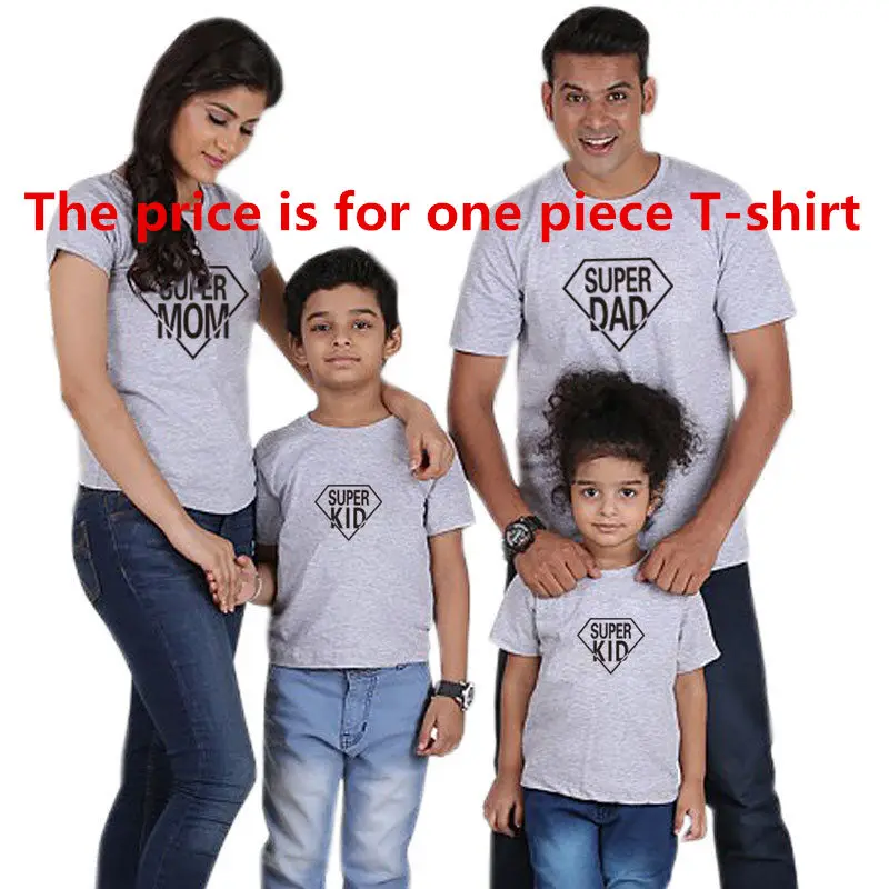 Одинаковые комплекты для семьи футболки для папы и сына Одинаковая одежда для мамы и меня футболка с короткими рукавами и принтом батареи - Цвет: QZ6042