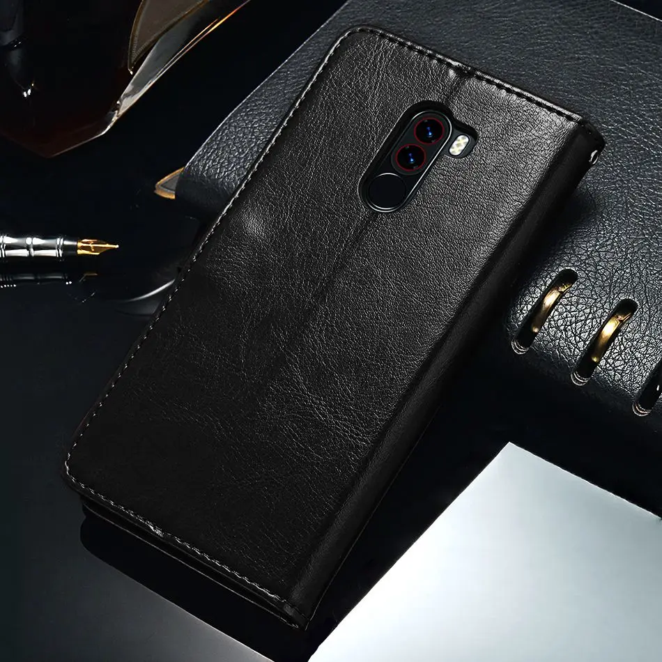 for Xiaomi POCOPHONE F1 Case Cover Global POCO F1 Wallet Leather Cover Protective Phone Cases TOMKAS Original POCOPONE F1 Case (12)