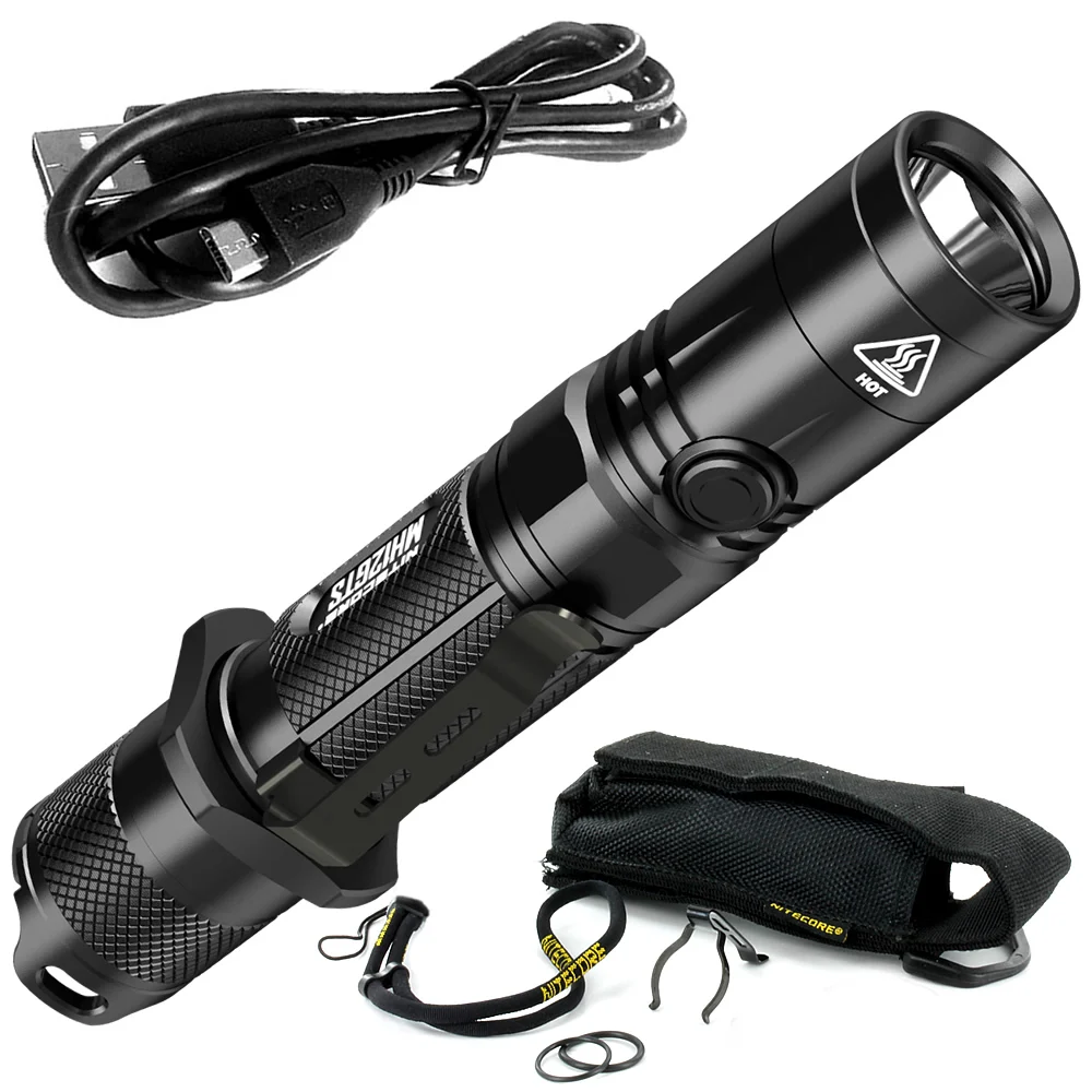 Free Shipping NITECORE MH12GTS USB Rechargeable Tactical Flashlight