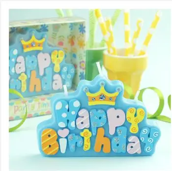 

Birthday candles creative figures children baby letters cake party supplies