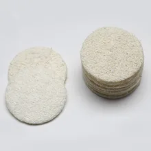 Natural Loofah Sponge 10pcs Bath Rub Exfoliate Bath Glove Oval Bath Towel Natural Loofah Bath Body Shower Sponge Scrubber Pad D5 natural loofah sponge bath shower ball with brush white