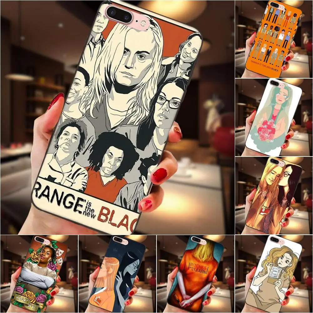 

Soft TPU Hot Selling For Xiaomi Mi Mix Max Note 2 2S 3 5X 6 8 SE A1 Play F1 Orange Is The New Black Fan