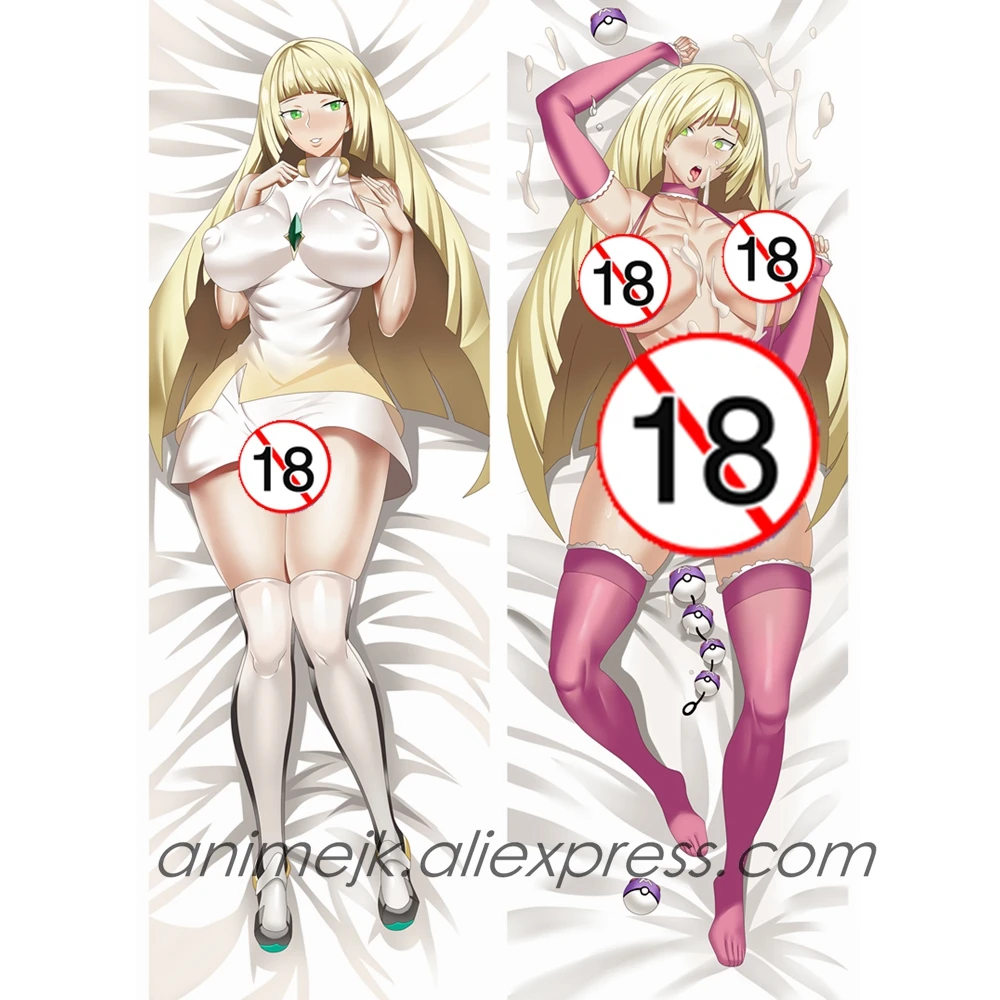 Аниме JK Pocket Monsters Pokemon Sun Moon Lusamine Dakimakura Чехол для подушки для тела чехол для подушки