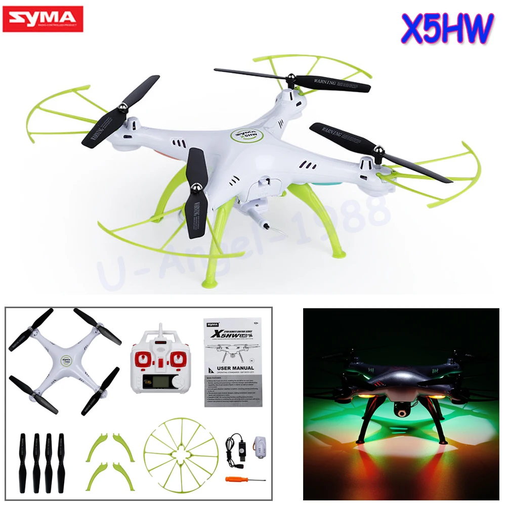 Syma X5HW FPV RC Quadcopter Drone with WIFI Camera 6 Axis 2 4G RC Helicopter