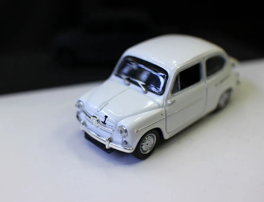 Оригинальная фабричная 1:43 FIAT ABARTH 850 TC 1963 игрушечная машинка из сплава, игрушки для детей, литая под давлением модель автомобиля, подарок на день рождения