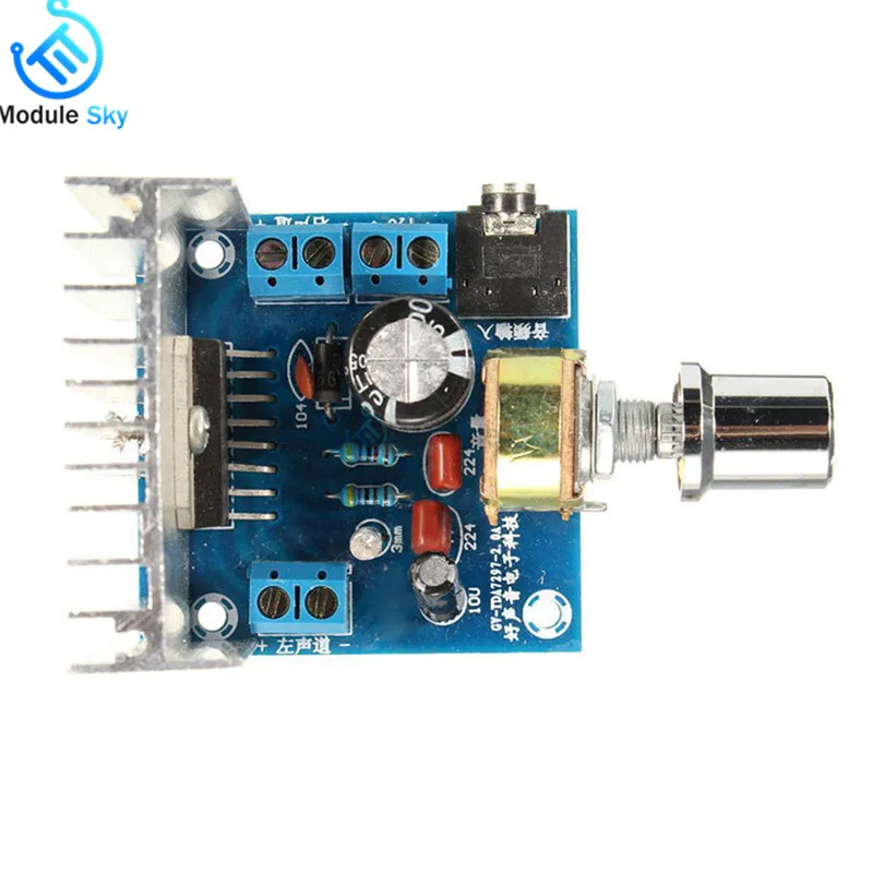 TDA7297 версия B Плата усилителя DC 9 15V 15 Вт * 2 цифровой модуль мощности звука стерео