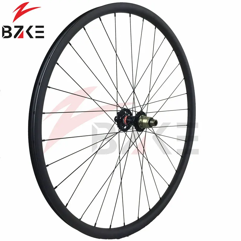 Углеродные велосипедные колеса 29 дюймов 30 мм ширина карбоновые колеса mtb boost 29er комплект колес Novatec boost ступицы mtb wheelset для XC