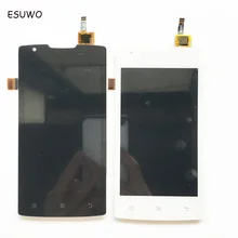 Хорошее Esuwo ЖК-дисплей с Сенсорный экран выполните для Lenovo A1000 ЖК-дисплей сенсорный экран черно-белый цвет
