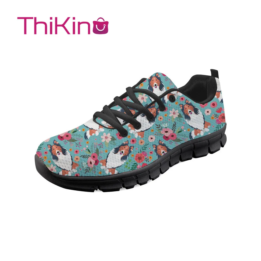 

Thikin Border Collie Dog Hard-Wearing Casual Shoes Men Lightweight Breathable Safety Shoes Work Shoes Construction Sneaker