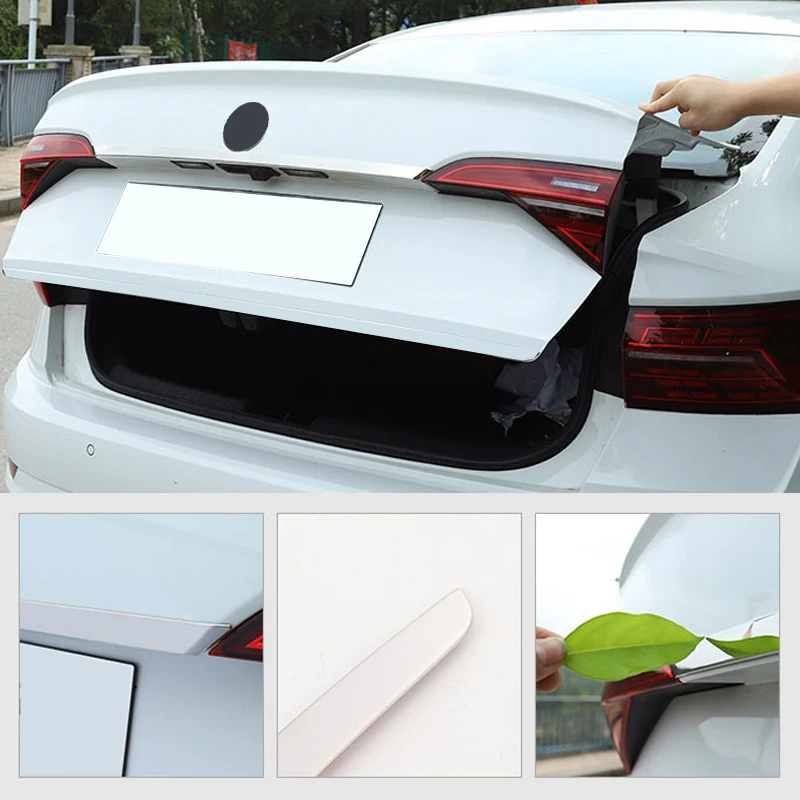 

Car Styling Chrome Rear Trunk Lid Decoration Cover Trim 1pcs For Volkswagen VW Jetta 2019 Auto Accessory