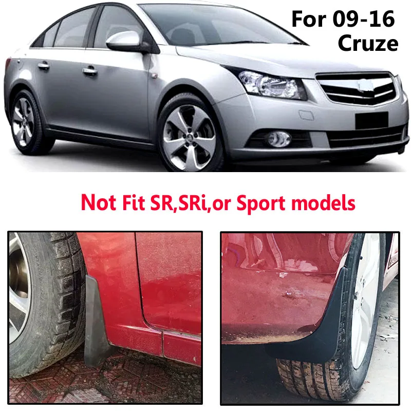 Брызговики для Chevrolet Cruze седан хэтчбек 2009 2016 брызговики крыло брызговиков 2010 2011 2012