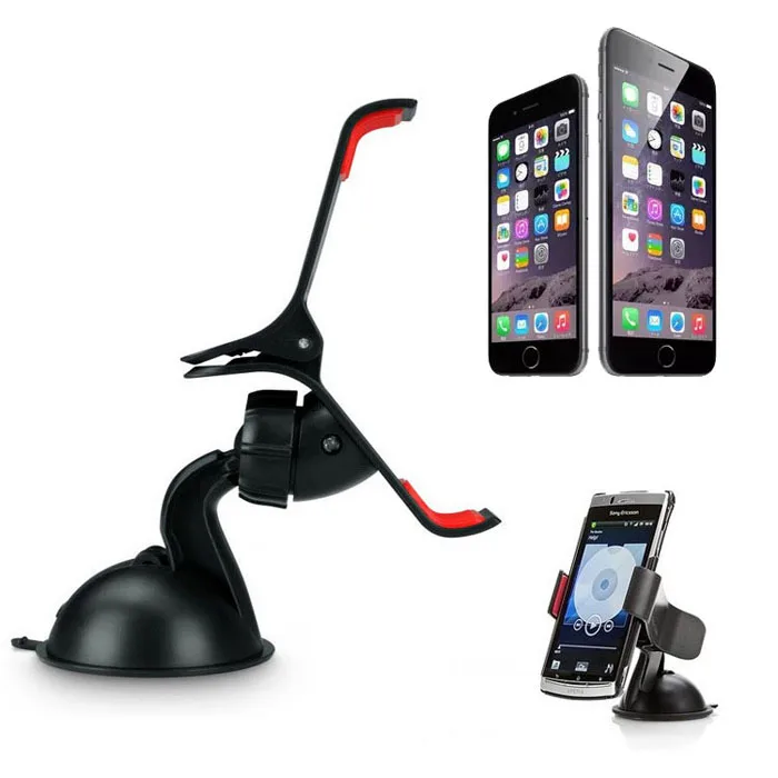 

Universal Phone Car Holder Windshield Mount Stand Holder For iPhone 6/6 Plus Samsung GPS Soporte Celular Car phone Stands