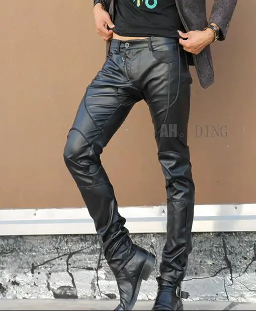 Popular Leather Pants MenBuy Cheap Leather Pants Men lots from China
