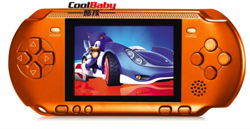 CoolBaby RS-15 портативная игровая консоль дюймов 3,2 дюймов детская игровая машина Встроенный 318 игры Классическая игра psp Поддержка AV двойной плеер